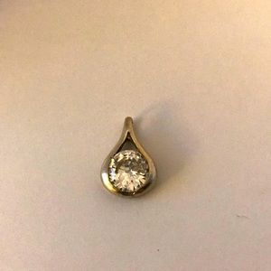 Sterling Silver Teardrop Pendant